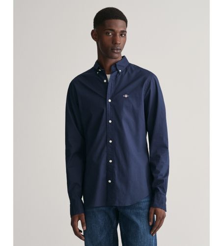 Til mænd. 3000102 Slim fit-skjorte i poplin (S), Casual, Bomuld, Klassisk, Lange ærmer - Gant - Modalova