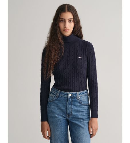 Til kvinder. 4800102 Eights strikket pullover med svanehals i stretchbomuld (L), Casual - Gant - Modalova