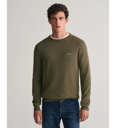 Til mænd. 8040521 Crewneck-trøje i bomuldspiqué (XL), Casual - Gant - Modalova