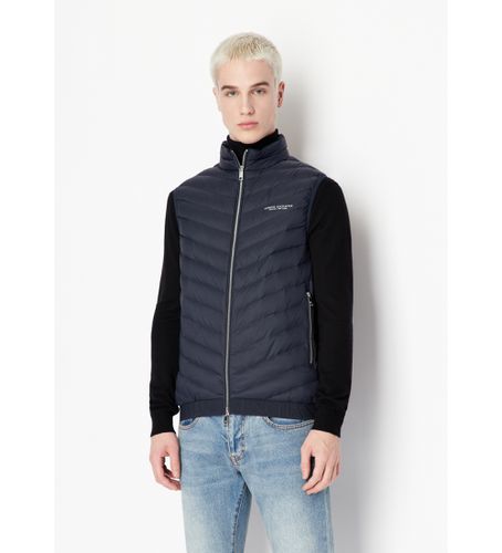 Til mænd. 8NZQ52ZNW3Z5578 Piuminio-vest navy (L), Casual, Polyester, Blå - Armani Exchange - Modalova