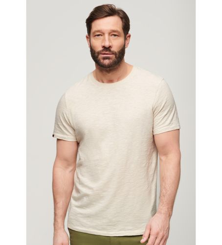 Til mænd. M1011888A Flammet kortærmet T-shirt med rund halsudskæring (XXL), Casual, Bomuld, Korte ærmer - Superdry - Modalova