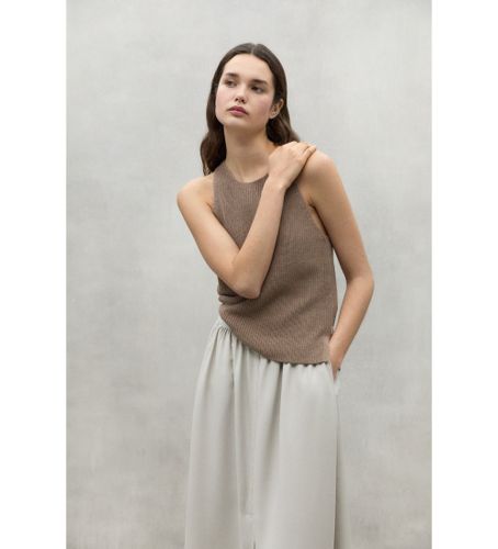 Til kvinder. MCWGAKNCIDRO0659S24-304 Cidro T-shirt (S), Casual, Linned, Uden ærmer/stropper - ECOALF - Modalova