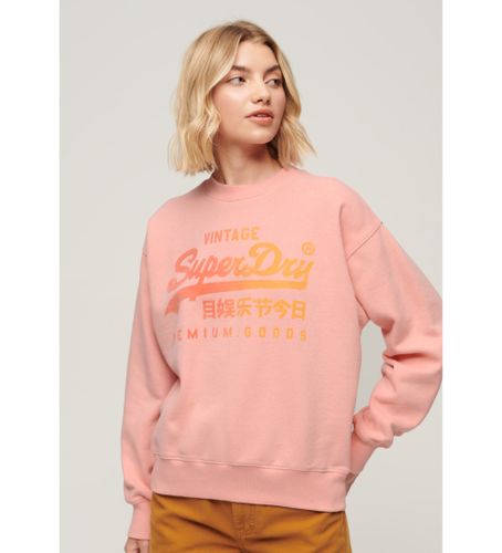 Til kvinder. W2012103A tonet løs sweatshirt (XS), Casual, Bomuld, Lange ærmer - Superdry - Modalova