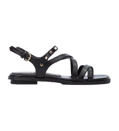 Til kvinder. 1535-A804Z Mazzini flad lædersandal 1535 (36), Fast, 1-3 cm, Spænder, Casual, Klassisk - Martinelli - Modalova