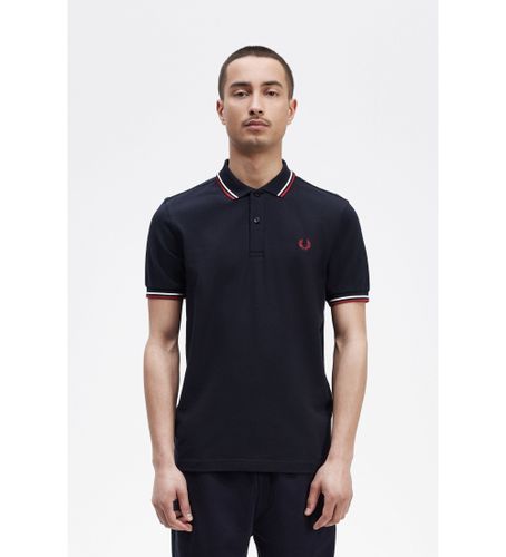 Til mænd. M3600 Poloshirt med piping (S), Casual, Bomuld, Korte ærmer - Fred Perry - Modalova