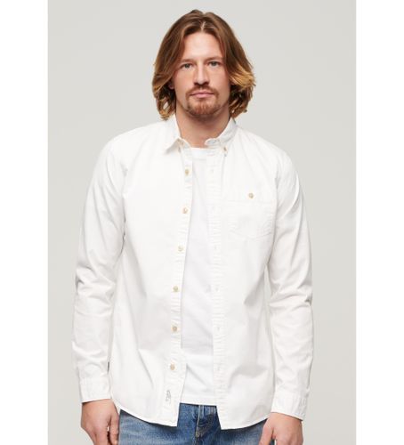 Til mænd. M4010680A Merchant Store skjorte (XXL), Casual, Bomuld, Klassisk, Lange ærmer - Superdry - Modalova