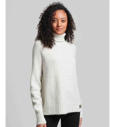Til kvinder. W6110502A Ribbet strikket trøje Essential (XS), Casual, Akryl, Lange ærmer - Superdry - Modalova