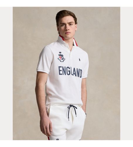 Til mænd. 710944668001 Classic Fit England Polo shirt (M), Casual, Bomuld, Korte ærmer - Polo Ralph Lauren - Modalova