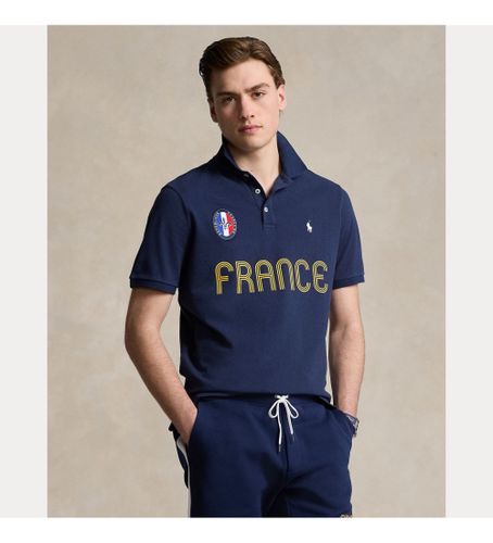 Til mænd. 710944667001 Classic Fit Polo Frankrig (L), Casual, Bomuld, Korte ærmer - Polo Ralph Lauren - Modalova