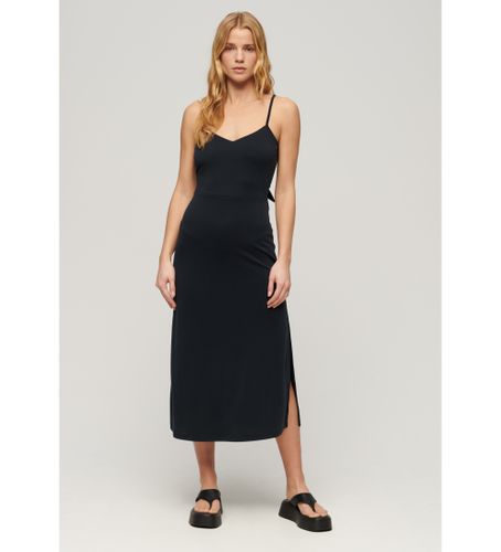 Til kvinder. W8011419A strikkjole med åben ryg (XS), Casual, Viscose, Modal, Uden ærmer/stropper - Superdry - Modalova