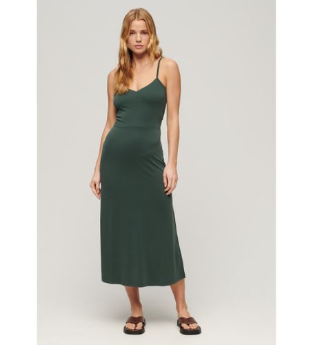 Til kvinder. W8011419A strikkjole med åben ryg (S), Casual, Viscose, Modal, Uden ærmer/stropper - Superdry - Modalova