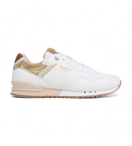 Til kvinder. PLS40024 London Snake Sneakers (40), Fast, Blonder, Casual - Pepe Jeans - Modalova