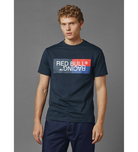 Til mænd. RM500001 Rbr T-shirt Colour Block Logo navy (S), Casual, Bomuld, Korte ærmer, Blå - Red Bull Racing x Pepe Jeans - Modalova