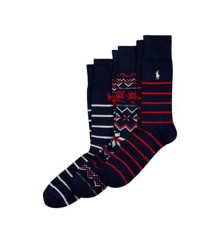 Til mænd. 449958864001 Sæt med 3 sokker (43-46), Afslappet, Bomuld - Polo Ralph Lauren - Modalova