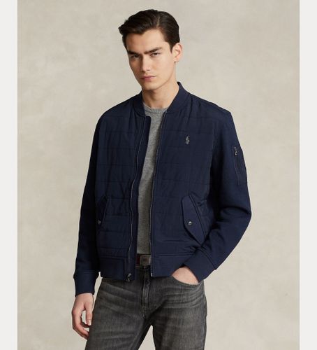 Til mænd. 710900848002 Navy hybrid bomberjakke (S), Casual, Nylon, Lange ærmer - Polo Ralph Lauren - Modalova