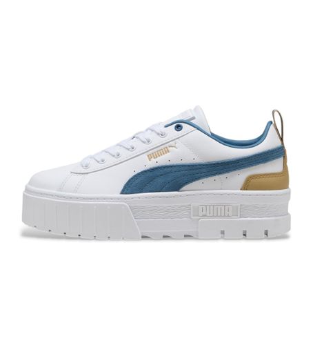Til kvinder. 38198349 Mayze læder-sneakers , (38), Fast, 1-3 cm, Blonder, Casual - Puma - Modalova