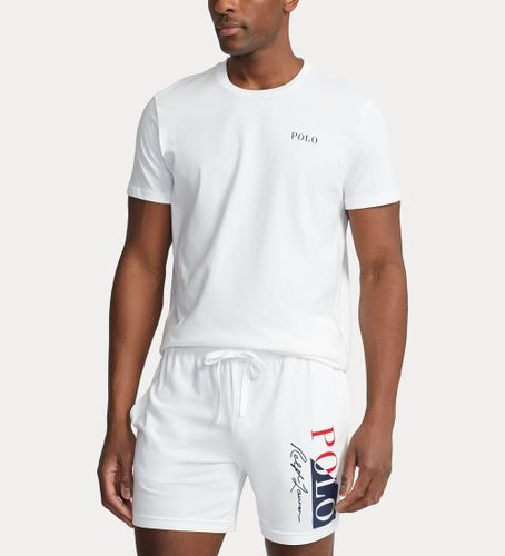 Til mænd. 714931650003 natskjorte i bomuldsstrik (S), Afslappet, Korte ærmer, Bæredygtig - Polo Ralph Lauren - Modalova