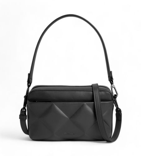 Til kvinder. K60K612907 Polstret skuldertaske med flap, (OSFA), Casual, Party, Genanvendt polister - Calvin Klein - Modalova