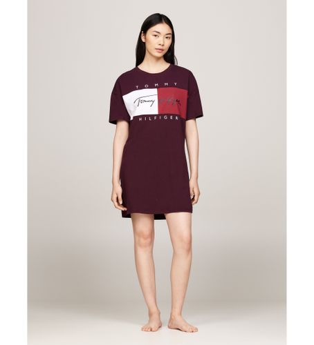 Til kvinder. UW0UW05631 Natkjole Home (S), Afslappet, Korte ærmer, Økologisk bomuld, Bæredygtig - Tommy Hilfiger - Modalova