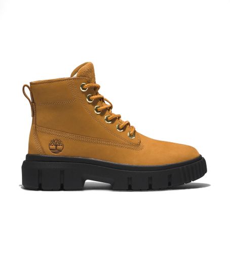 Til kvinder. TB0A5RP42311 Greyfield brune ankelstøvler i (37), Fast, 1-3 cm, Blonder, Casual - Timberland - Modalova