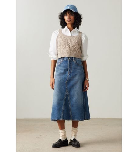 Til kvinder. A9316-0002 A-line nederdel med høj talje Decon (23), Casual, Bomuld, Denim - Levi's - Modalova