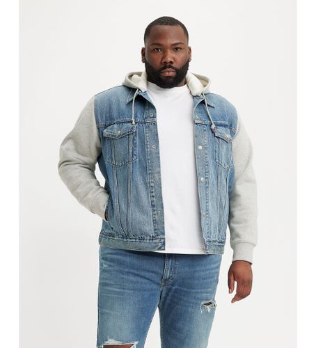 Til mænd. A2361-0001 Jakke Big Hybrid Hoody Candy blue (XXL), , Casual, Bomuld - Levi's - Modalova