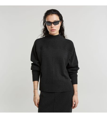 Til kvinder. D25218-D771-9119 Boxy Mock-jumper (XXS), Casual, Bomuld, Lange ærmer - G-Star - Modalova