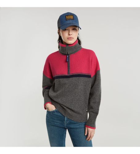 Til kvinder. D25221-D770-G694 Sweatshirt Multi Color Loose , (S), Casual, Bæredygtig, Genbrugsuld - G-Star - Modalova