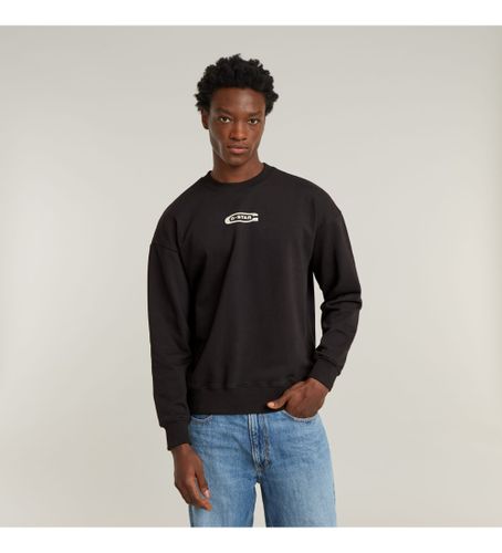 Til mænd. D25102-D257-6484 Photo Back Print Loose Sweatshirt (S), Casual, Lange ærmer, Økologisk bomuld, Bæredygtig - G-Star - Modalova