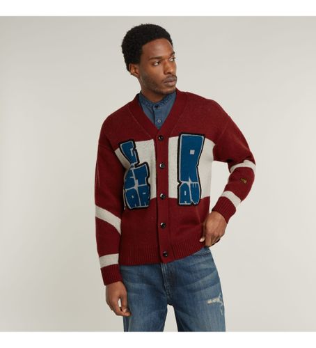 Til mænd. D25116-D939-5298 Holiday løs cardigan (XS), Casual, Bæredygtig, Genbrugsuld - G-Star - Modalova