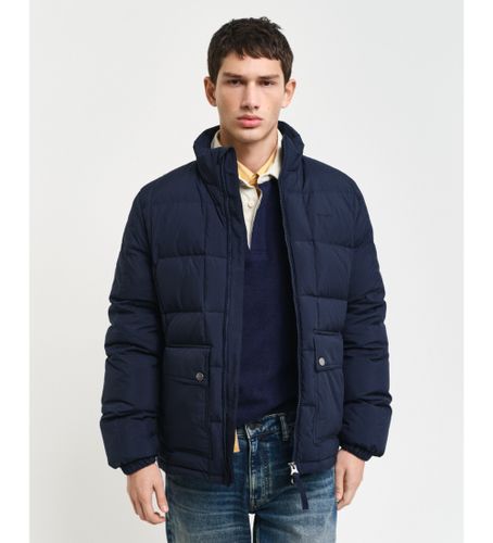 Til mænd. 7006443 Mellemlang dunjakke Navy (L), Casual, Genanvendt polister, Bæredygtig - Gant - Modalova