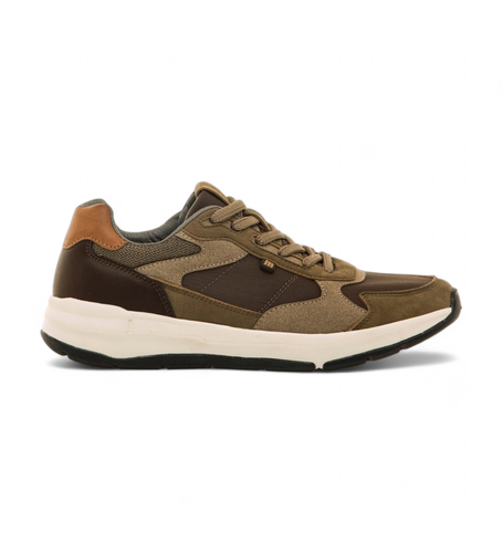 Til mænd. 84617 Træningssko Ston brown (41), Brun, Stof, 3-5 cm, Blonder, Casual - Mustang - Modalova
