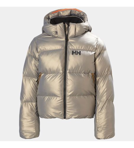 Til kvinder/piger. 41816 Jakke Nora Puffy (16años= 176cm), Guldfarvet, Casual, Sport, Udendørs, Polyester, Sne, Lange ærmer - Helly Hansen - Modalova