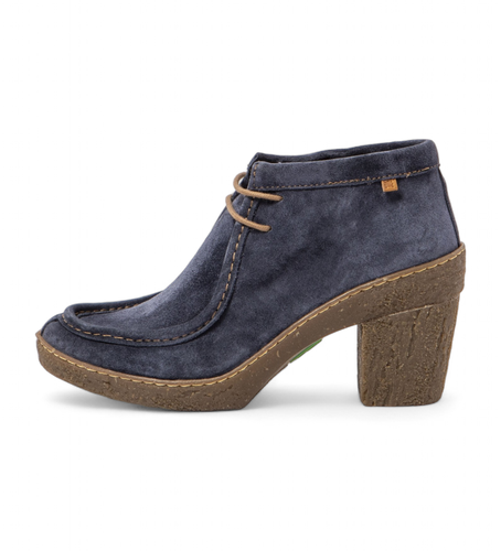 Til kvinder. 2543211NF005_0B0 Ankelstøvler i N5432 navy (36), 5-8 cm, Blonder, Casual, Blå - El Naturalista - Modalova
