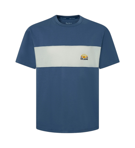 Til mænd. PM509435 Aedus T-shirt (M), Casual, Korte ærmer, Økologisk bomuld, Bæredygtig - Pepe Jeans - Modalova