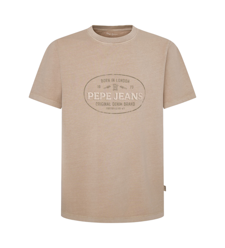 Til mænd. PM509621 Ander T-shirt (XS), Casual, Korte ærmer, Økologisk bomuld, Bæredygtig - Pepe Jeans - Modalova