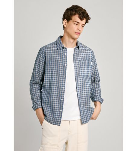 Til mænd. PM308564 Mikels skjorte (S), Casual, Bomuld, Lange ærmer - Pepe Jeans - Modalova
