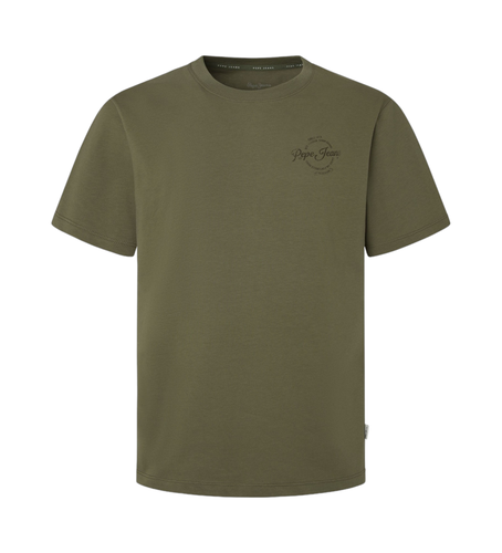 Til mænd. PM509643 Silvio T-shirt (S), Casual, Korte ærmer, Økologisk bomuld, Bæredygtig - Pepe Jeans - Modalova
