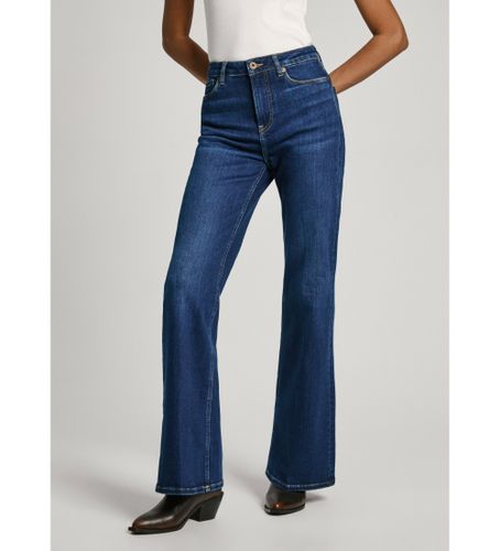 Til kvinder. PL204734DP6 Jeans Flare Hw (24/34), Casual, Bomuld, Denim, Bæredygtig - Pepe Jeans - Modalova