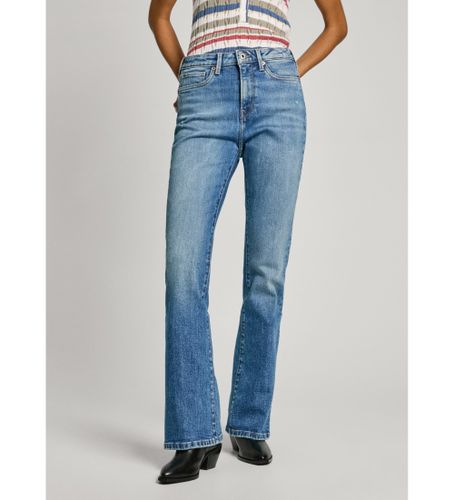 Til kvinder. PL204733RI3 Jeans Flare Hw (24/30), Casual, Bomuld, Denim, Bæredygtig - Pepe Jeans - Modalova