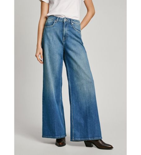 Til kvinder. PL204740HV6 Jeans med brede ben (28/32), Casual, Bomuld, Denim, Bæredygtig - Pepe Jeans - Modalova