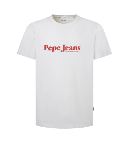 Til mænd. PM509649 Somers T-shirt (S), Casual, Korte ærmer, Økologisk bomuld, Bæredygtig - Pepe Jeans - Modalova