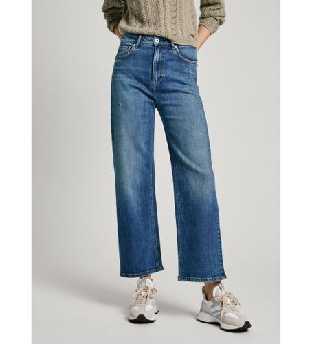 Til kvinder. PL204731HV4 Lige jeans Uhw (24/28), Casual, Bomuld, Denim, Bæredygtig - Pepe Jeans - Modalova