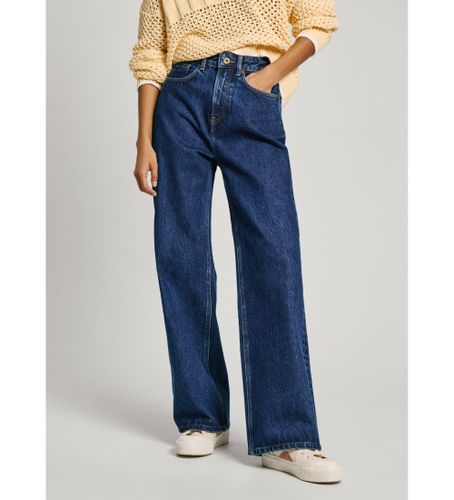 Til kvinder. PL204731CU0 Lige jeans Uhw (25/28), Casual, Bomuld, Denim, Bæredygtig - Pepe Jeans - Modalova