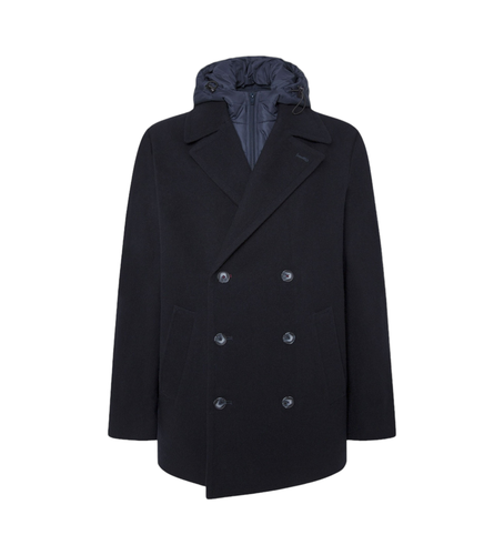 Til mænd. PM403016 Navy Temry-frakke (XXL), Casual, Bomuld - Pepe Jeans - Modalova