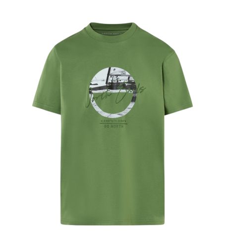 Til mænd. 692849 T-shirt med vintageprint (XS), Casual, Korte ærmer, Økologisk bomuld, Bæredygtig - North Sails - Modalova