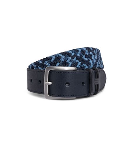 Til mænd. HM413513 Marine letvægtsbælte (M), Casual, Polyester - Hackett London - Modalova