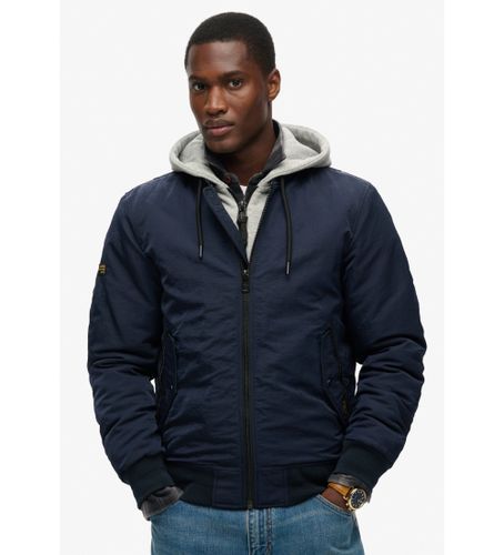 Til mænd. M5011722A Militærjakke med hætte Ma1 navy (L), Casual, Nylon - Superdry - Modalova