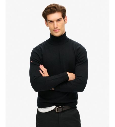 Til mænd. M6110625A Merino rullekravetrøje (XL), Casual, Bomuld - Superdry - Modalova