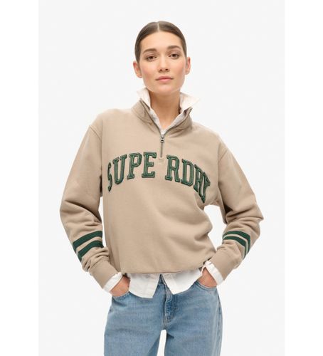 Til kvinder. W2012197A Athletic Essentials applikationssweatshirt (S), Casual, Bomuld - Superdry - Modalova